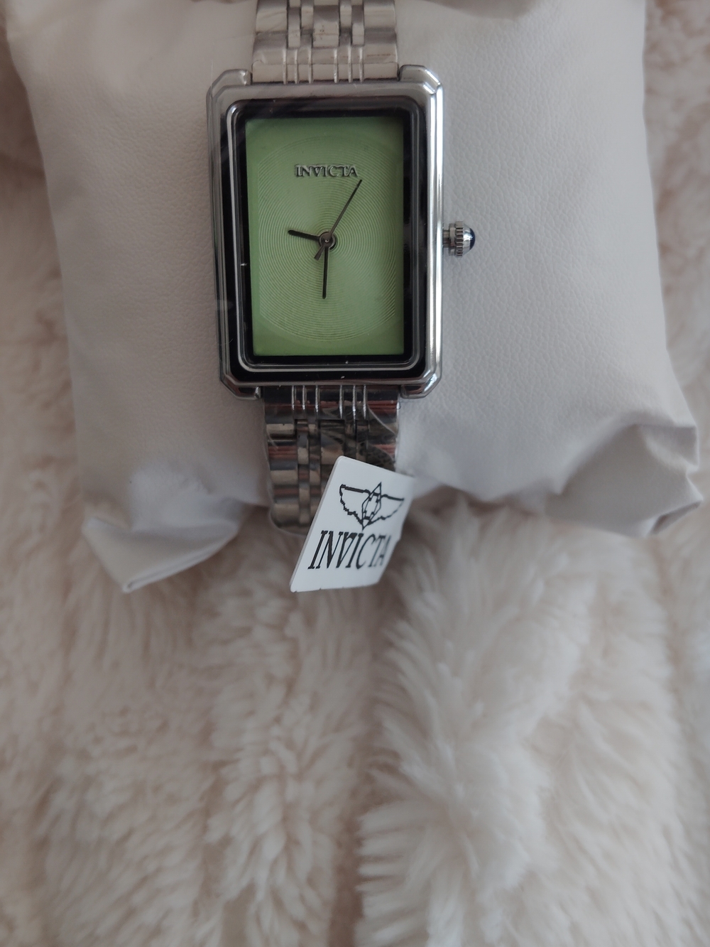 Invicta Women's Silver Bracelet Watch with Mint Green Dial - Picture 3 of 11